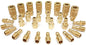 Tanya Hardware Coupler and Plug Kit (28 Piece), Automotive Type C, 1/4 in. NPT, Solid Brass Quick Connect Air Fittings Set.